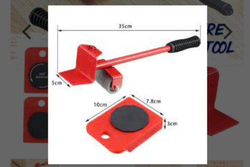 5 Pcs Furniture Lifter Mover Tool Set - Image 5